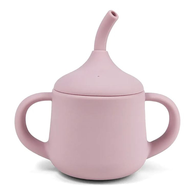 Sippy Silikonska Čaša za Bebe sa Slamčicom | Ručavanje