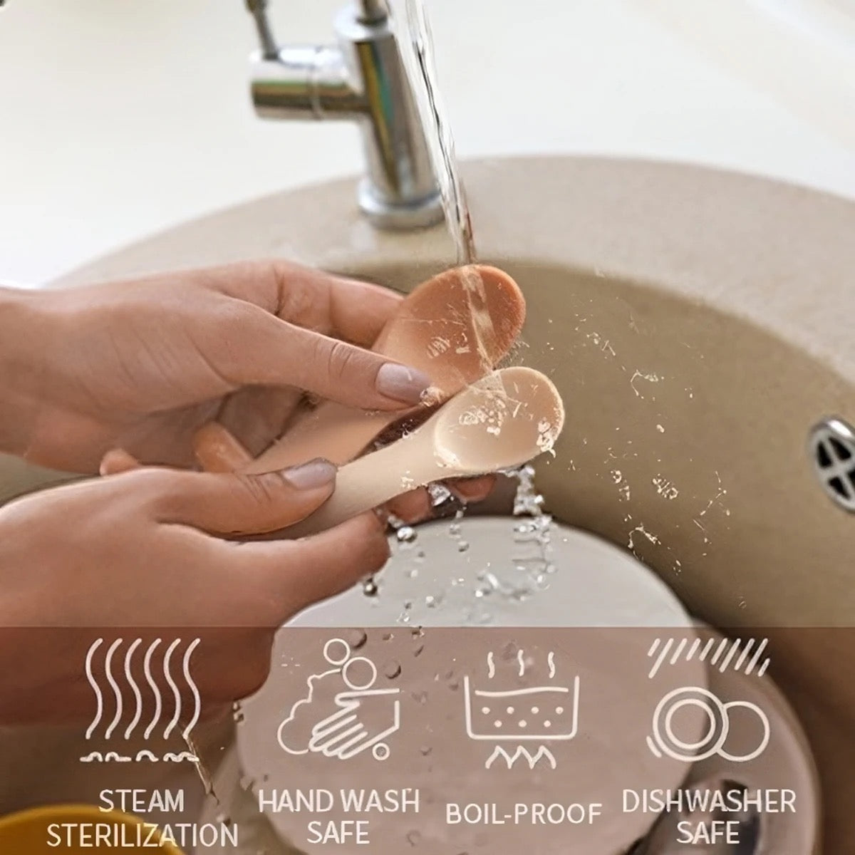 Silikonske kašičice (2 kom) | Set za ručavanje