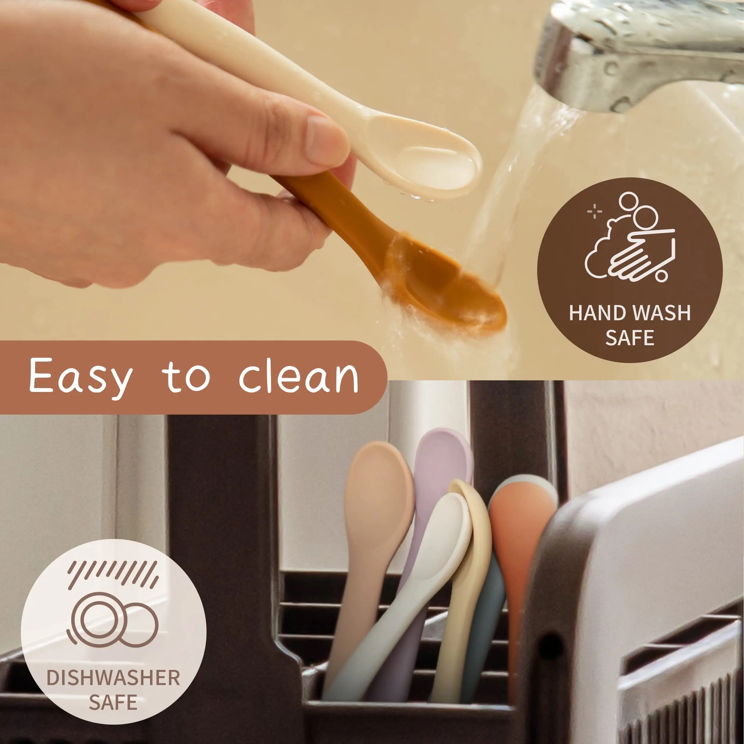 Silikonske kašičice (2 kom) | Set za ručavanje