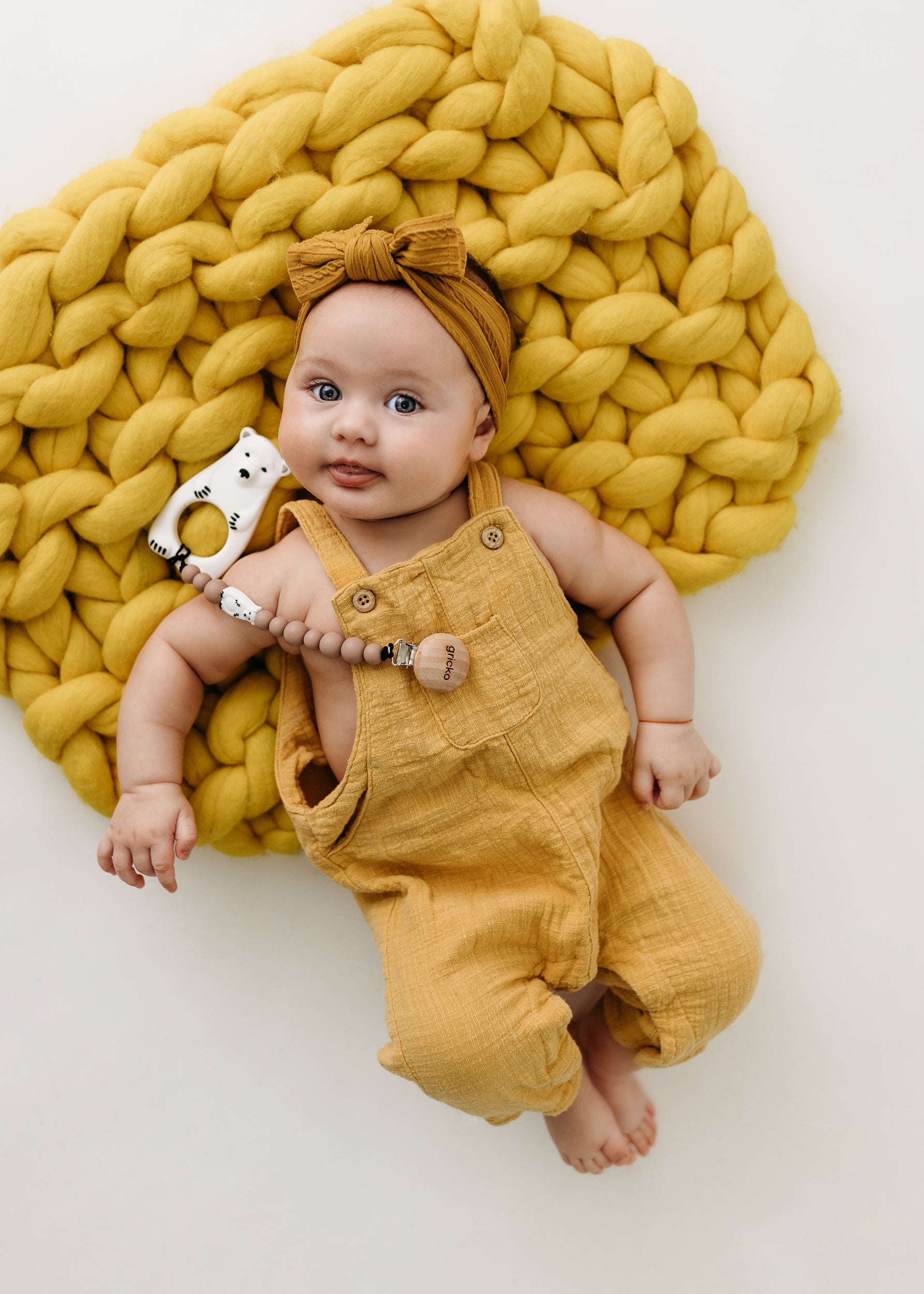 Praznična kolekcije | Silikonska glodalica | Polarni medved Miša (Misha)