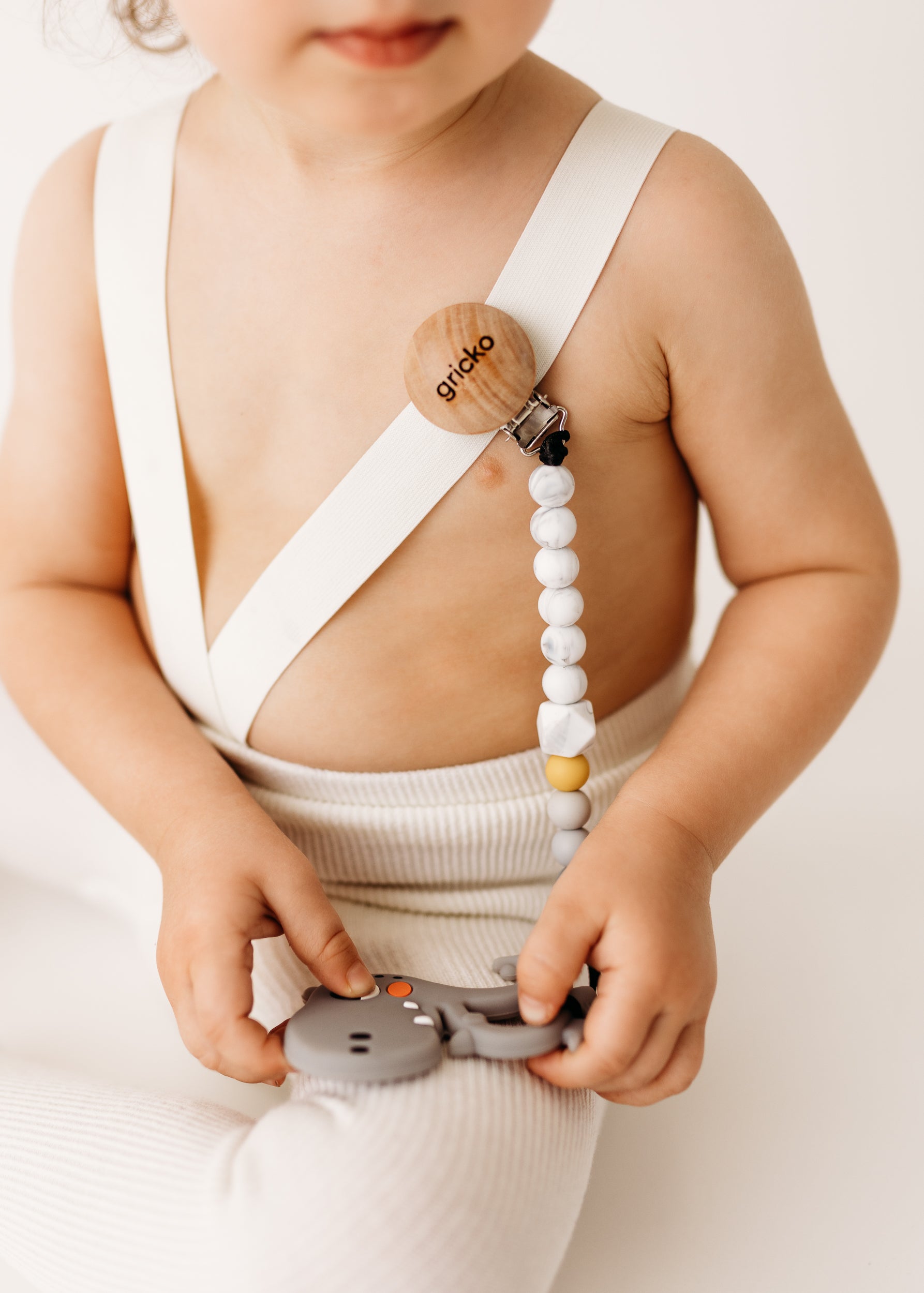 Lančić za cucle | Spotty (Mustard)