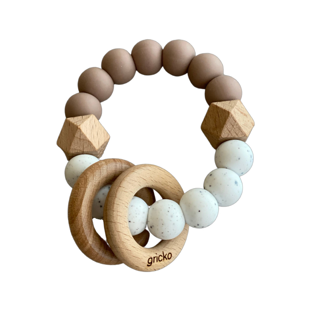 Drvena glodalica | Spotty (Mocha)