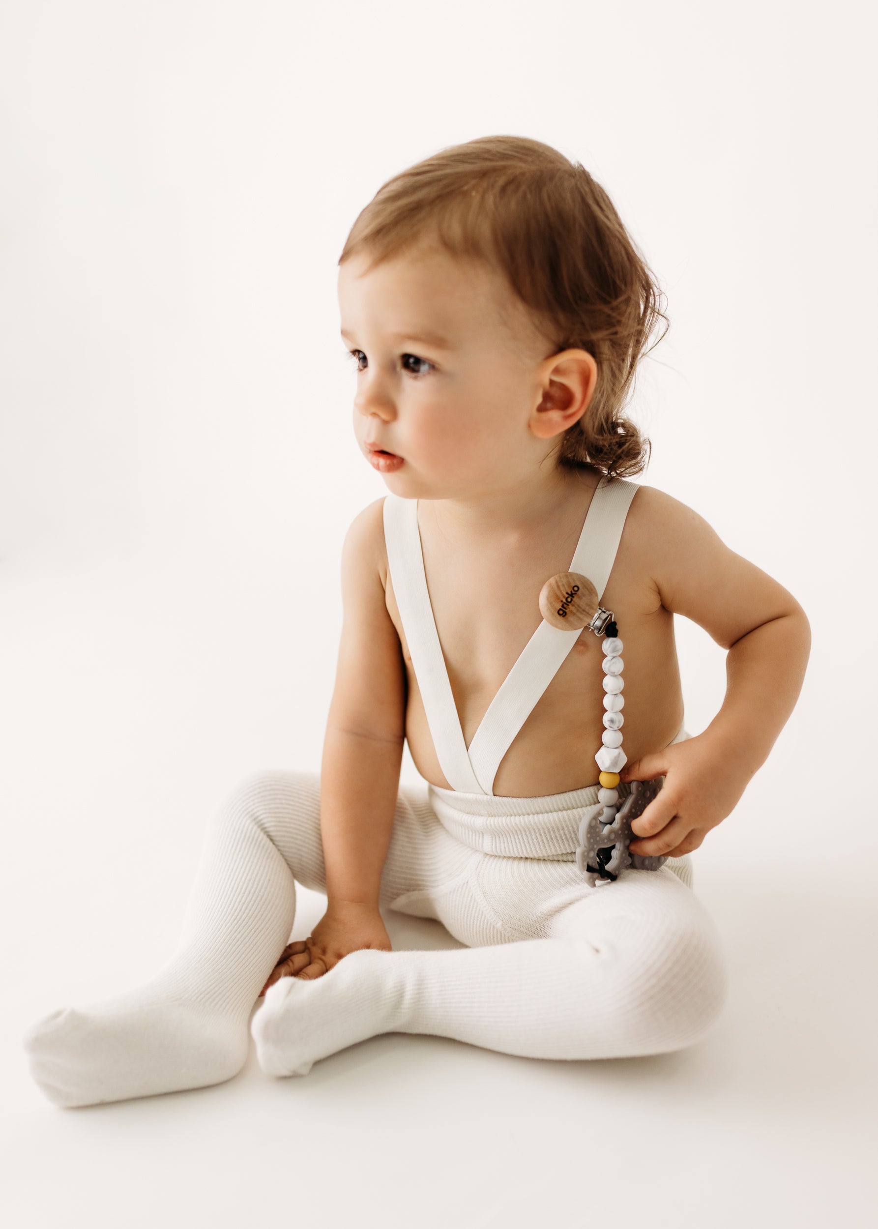 Lančić za cucle | Spotty (Mustard)